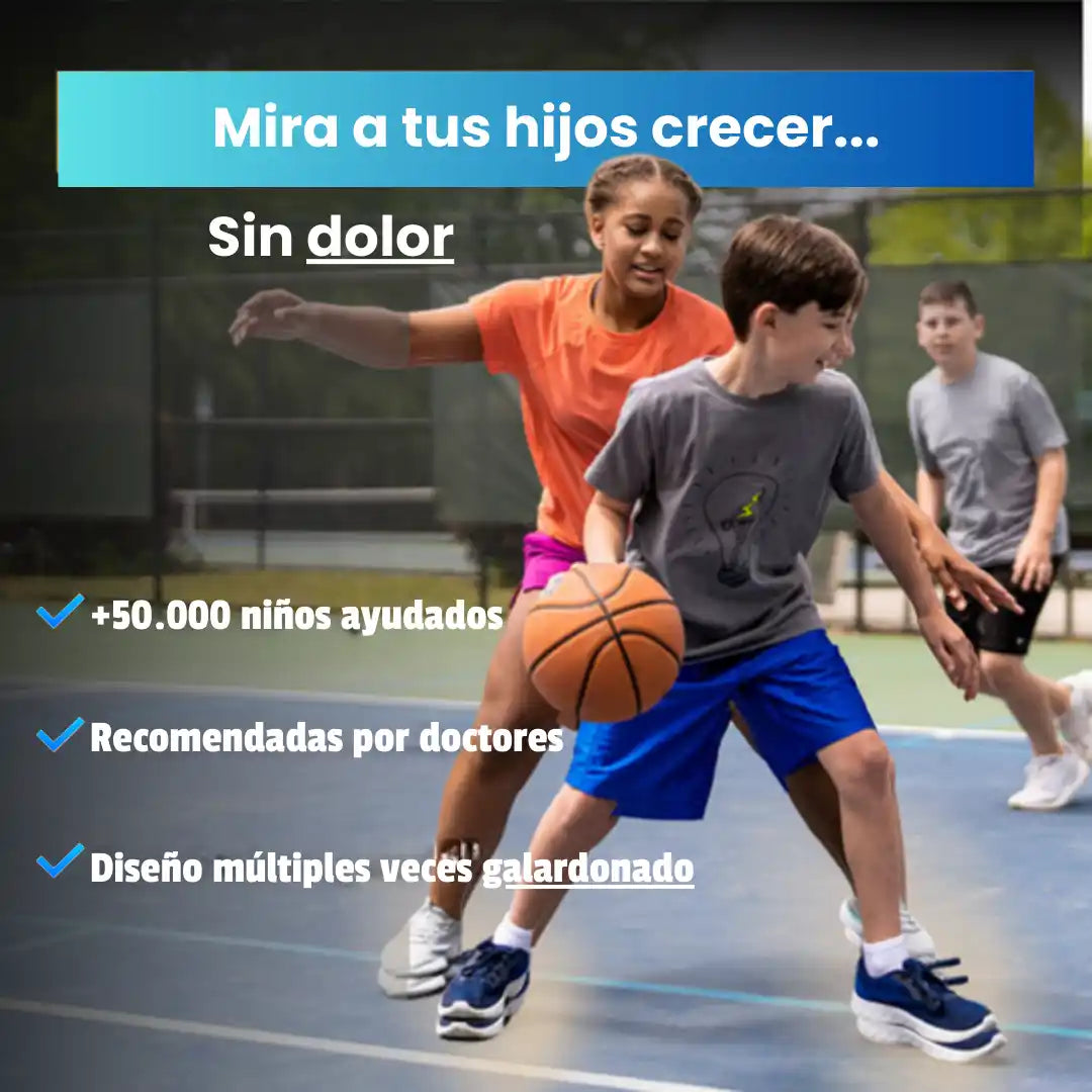 Los Niños Crecen Rápido. Sus Pies Necesitan Algo que los Acompañe - GrowFeets™