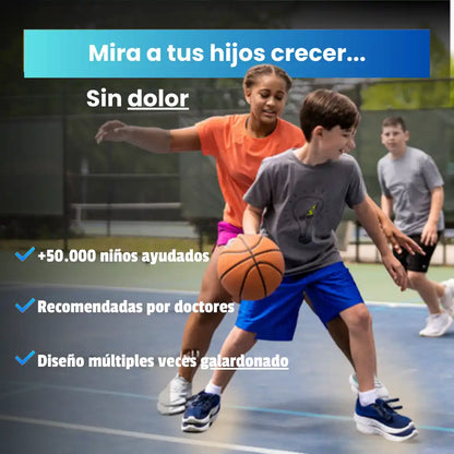 Los Niños Crecen Rápido. Sus Pies Necesitan Algo que los Acompañe - GrowFeets™