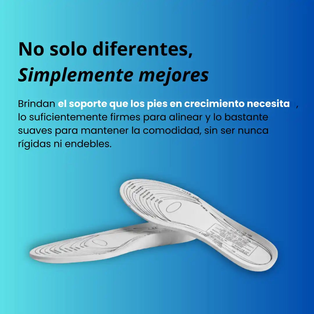 Los Niños Crecen Rápido. Sus Pies Necesitan Algo que los Acompañe - GrowFeets™